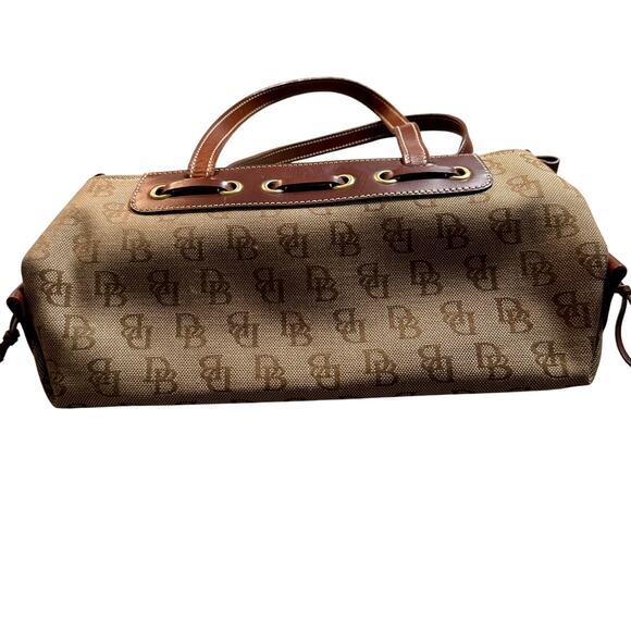 Dooney & Bourke Bag with Leather/Straps/Tassles, Mint Condition - Picture 1 of 5
